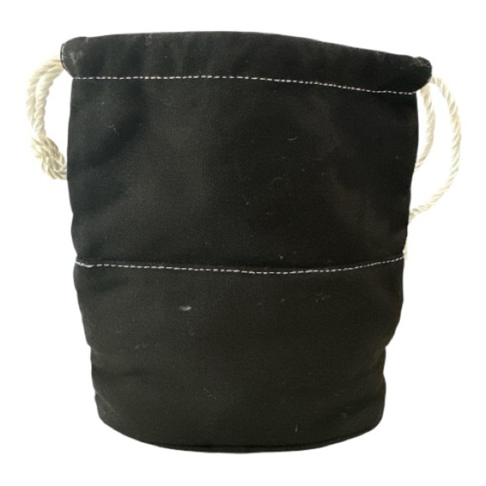 Black CHANEL Drawstring Make Up Bag. Late 90’s bought with perfume set. BAG ONLY - Picture 3 of 5